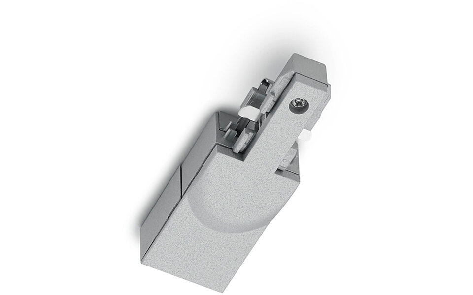 HLW LED Trion Dual Spanningsrail Voedingsconnector 2 Fase Mat Titaan voor LED lamp HLW LED Trion Dual Spanningsrail Voedingsconnector 2 Fase Mat Titaan voor LED lamp