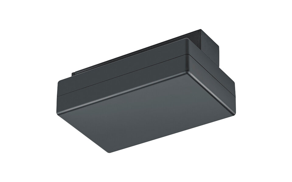 HLW LED Spanningsrail Voedingsconnector Mat Zwart - Perfect voor LED lamp en zwarte vloerlamp