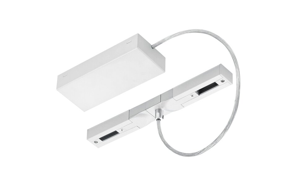 HLW LED Flexibele Spanningsrail Voedingsconnector Mat Wit voor LED lamp & Witte Vloerlamp