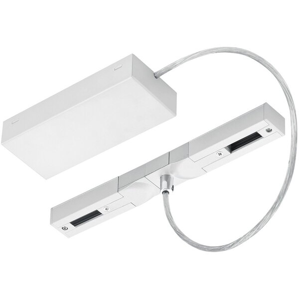 HLW LED Flexibele Spanningsrail Voedingsconnector Mat Wit voor LED lamp & Witte Vloerlamp HLW LED Flexibele Spanningsrail Voedingsconnector Mat Wit voor LED lamp & Witte Vloerlamp