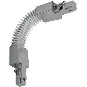Spanningsrail Doorverbinder LED lamp - Flexibele Connector Titaan