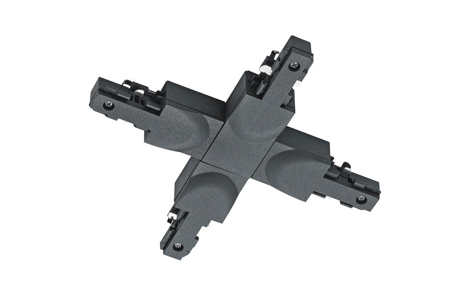 HLW LED Spanningsrail Doorverbinder Mat Zwart - Perfect voor LED Lamp en Zwarte Vloerlamp