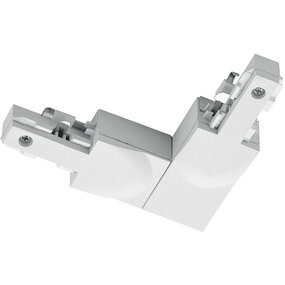 Spanningsrail Doorverbinder Trion Dual - Mat Wit, 2 Fase, Aarde