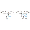 HLW LED Spanningsrail Doorverbinder Mat Titaan - T Connector 2 Fase voor LED Lamp HLW LED Spanningsrail Doorverbinder Mat Titaan - T Connector 2 Fase voor LED Lamp