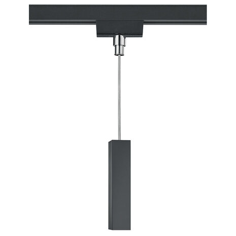 HLW LED Matzwarte Spanningsrail Connector Hanglamp voor LED lamp en Zwarte Vloerlamp HLW LED Matzwarte Spanningsrail Connector Hanglamp voor LED lamp en Zwarte Vloerlamp