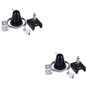 Spanningsrail Ophangset 2 Pack - Zwart, 3 Fase, 1 Meter Spanningsrail Ophangset 2 Pack - Zwart, 3 Fase, 1 Meter