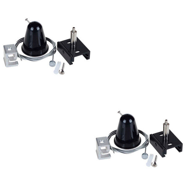 HLW LED Spanningsrail Ophangset 2 Pack - 3 Fase, 1 Meter, Zwart voor LED lamp & vloerlamp HLW LED Spanningsrail Ophangset 2 Pack - 3 Fase, 1 Meter, Zwart voor LED lamp & vloerlamp