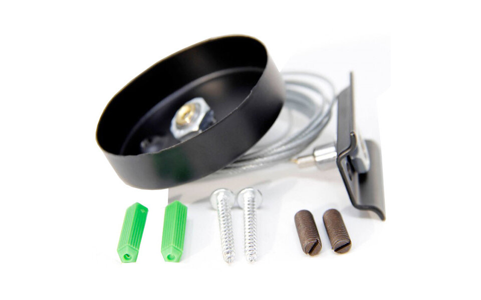 HLW LED Spanningsrail Ophangset 2 Pack – 1 Fase – 1 Meter – Zwarte Vloerlamp & LED lamp