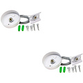 Spanningsrail Ophangset 2 Pack Wit - Ideaal voor LED Lamp en Witte Vloerlamp Spanningsrail Ophangset 2 Pack Wit - Ideaal voor LED Lamp en Witte Vloerlamp