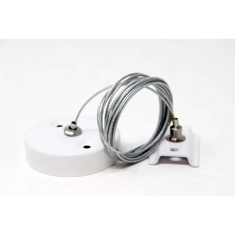 HLW LED Spanningsrail Ophangset 2 Pack Wit - Ideaal voor LED Lamp en Witte Vloerlamp HLW LED Spanningsrail Ophangset 2 Pack Wit - Ideaal voor LED Lamp en Witte Vloerlamp