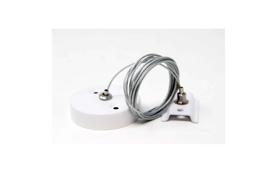 HLW LED Spanningsrail Ophangset 2 Pack Wit - Ideaal voor LED Lamp en Witte Vloerlamp HLW LED Spanningsrail Ophangset 2 Pack Wit - Ideaal voor LED Lamp en Witte Vloerlamp