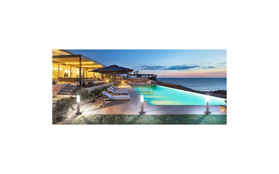 HLW LED LED Tuinverlichting Laurea 4 - RVS LED Vloerlamp & Buiten Wandlamp IP44