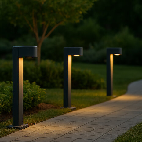 HLW LED Waterdichte LED Vloerlamp met GU10 Fitting - Spatwaterdichte Tuin Wandlamp IP44