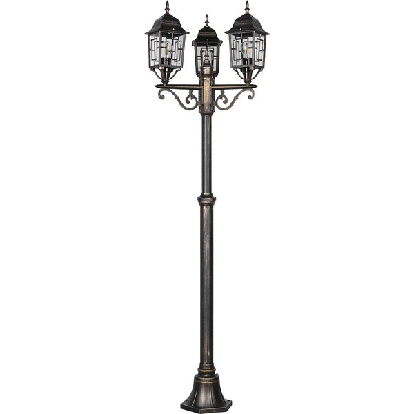 HLW LED LED Vloerlamp Brons Trion Torno - 3 Lichtpunten, E27 Buitenlamp, Tuin Wandlamp