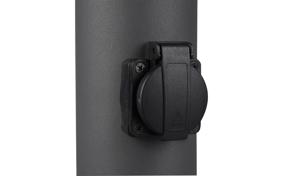 HLW LED LED Vloerlamp & Buiten Wandlamp - Waterdicht, Met Stopcontact - Trion Hosina XL