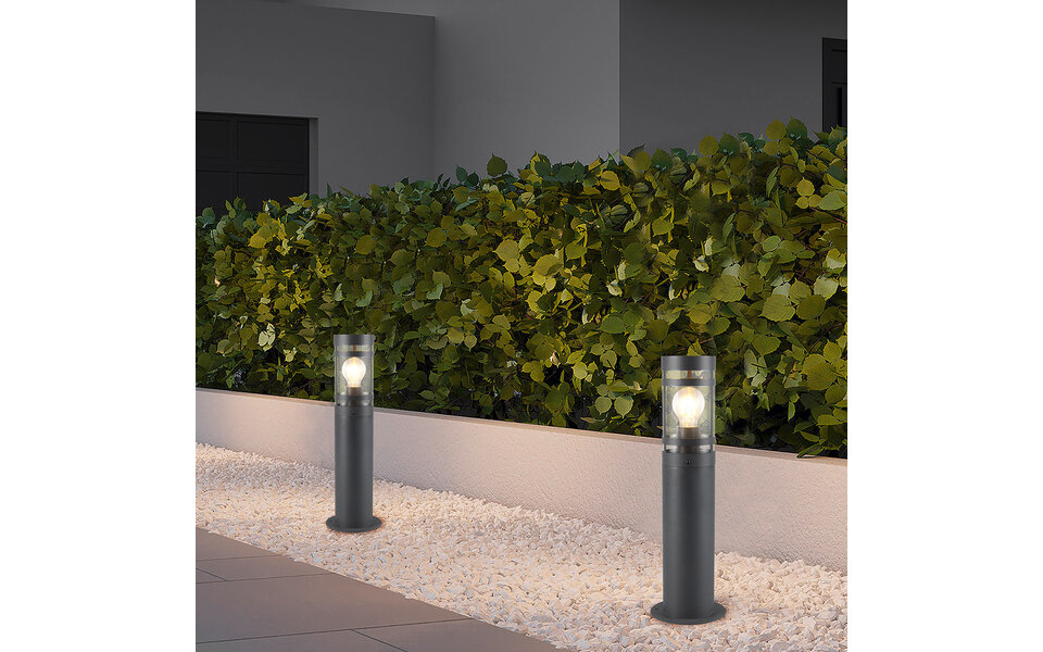 HLW LED Trion Paulo LED Vloerlamp – Metalen Tuin Wandlamp, Spatwaterdicht IP44