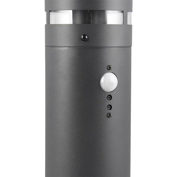 HLW LED LED Vloerlamp Met Sensor - Trion Paulo XL Metaal Buitenlamp Met Bewegingssensor