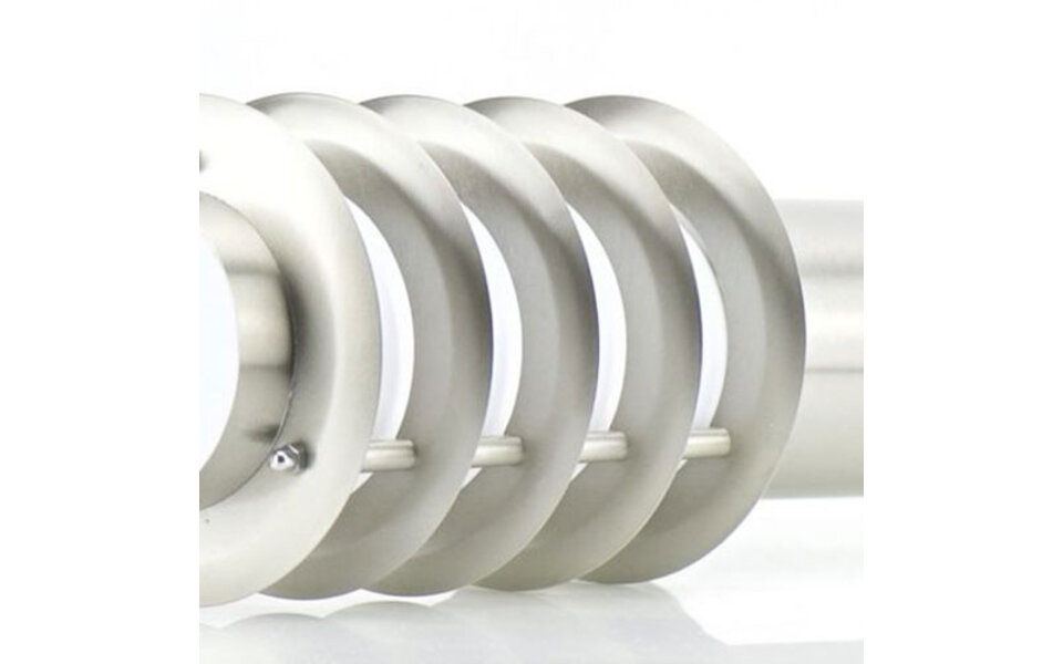 HLW LED LED Tuinverlichting Nalid 4 – Staande LED Vloerlamp & LED Buiten Wandlamp in RVS