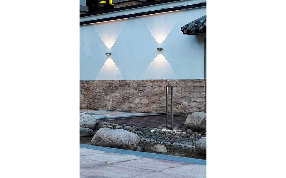 HLW LED LED Tuin Wandlamp 4W - Trion Riona XL Mat Antraciet - Energiezuinige LED Vloerlamp HLW LED LED Tuin Wandlamp 4W - Trion Riona XL Mat Antraciet - Energiezuinige LED Vloerlamp