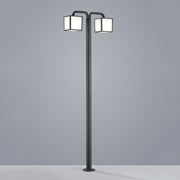 HLW LED LED Vloerlamp Buiten - Waterdichte Witte Tuin Wandlamp 10W Warm Wit 2700K–3000K