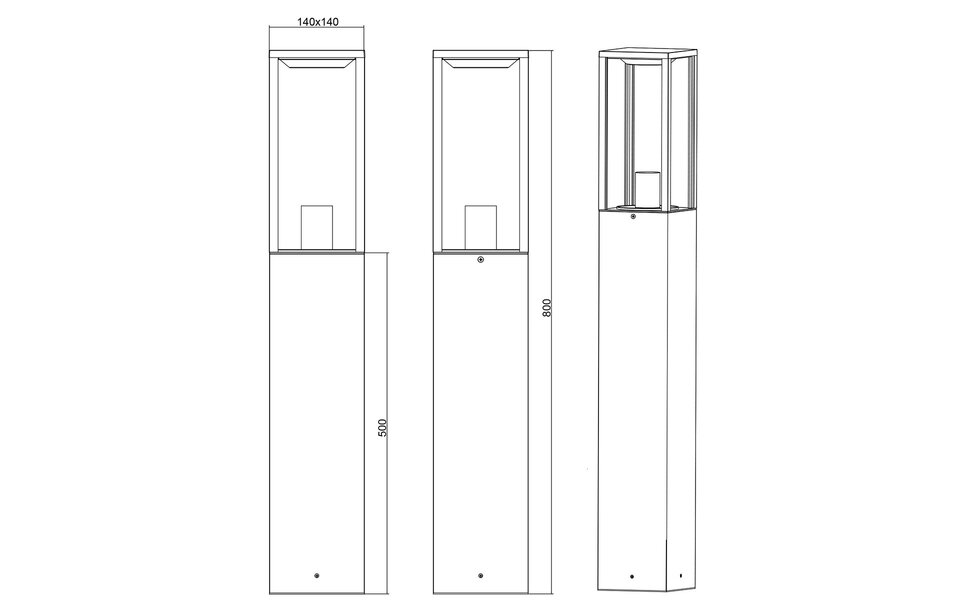 HLW LED LED Tuinverlichting - Staande LED Vloerlamp & Buiten Wandlamp Trion Garinola XL HLW LED LED Tuinverlichting - Staande LED Vloerlamp & Buiten Wandlamp Trion Garinola XL