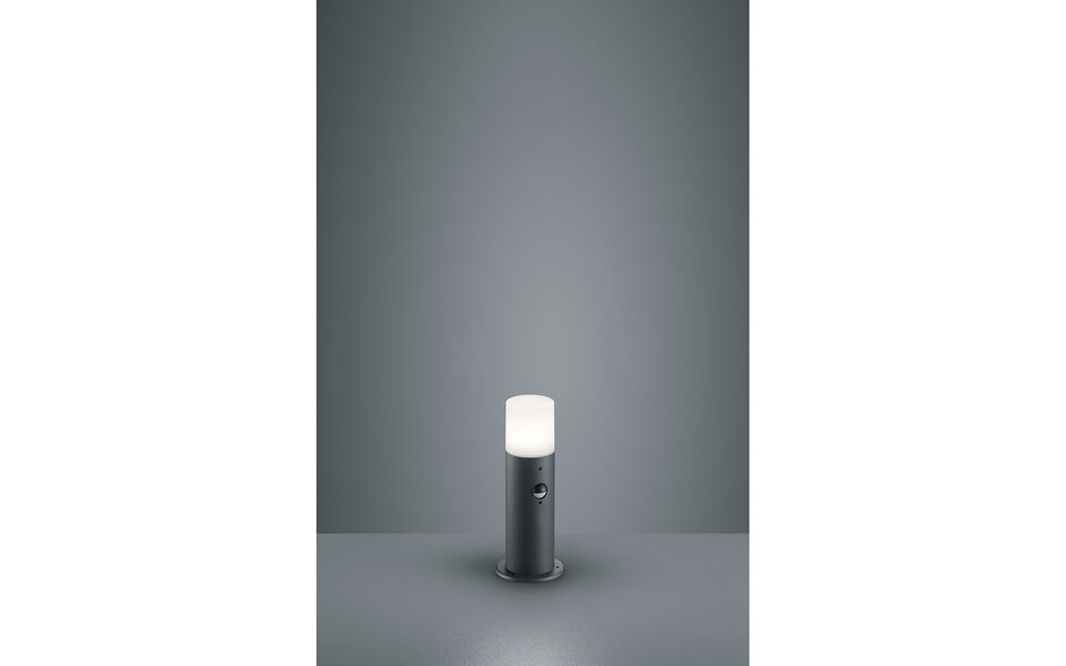 HLW LED LED Tuin Wandlamp met Sensor - Waterdicht & Bewegingssensor, Mat Antraciet