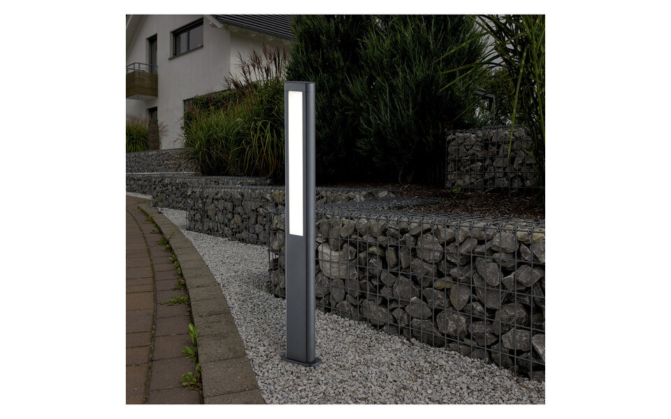 HLW LED Duurzame LED Vloerlamp & Tuin Wandlamp 10W - Trion Rhinon XL, Mat Antraciet
