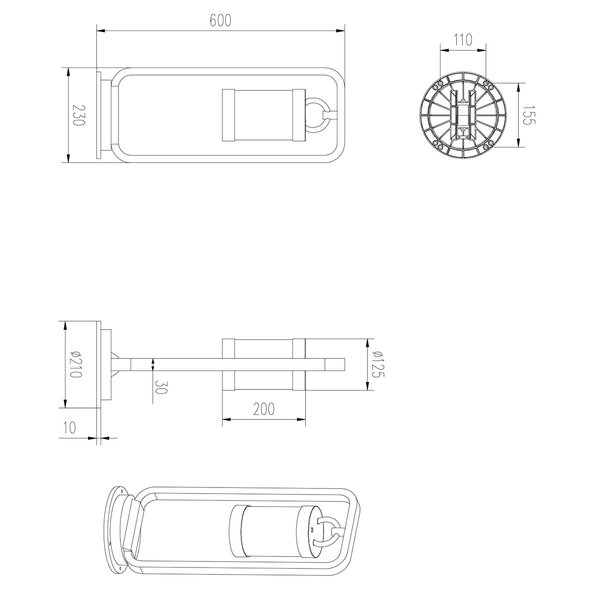 HLW LED LED Tuin Wandlamp met Sensor - Waterdichte LED Vloerlamp Buiten