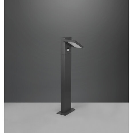 HLW LED LED Vloerlamp met Sensor en Verstelbare Beam Angle - Warm Wit 2700K–3000K - 8W LED Buiten Wandlamp