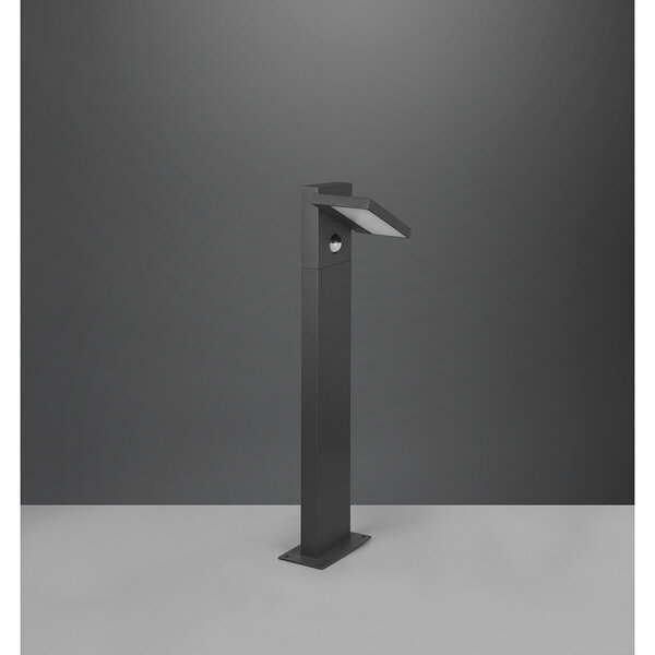 HLW LED LED Vloerlamp met Sensor en Verstelbare Beam Angle - Warm Wit 2700K–3000K - 8W LED Buiten Wandlamp