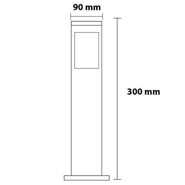 HLW LED LED Vloerlamp Kavy 3 - Witte Buitenlamp met Warm Wit 2700K, 4W LED & Tuin Wandlamp