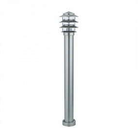 LED Vloerlamp Buiten - Witte Tuin Wandlamp Warm Wit 5W