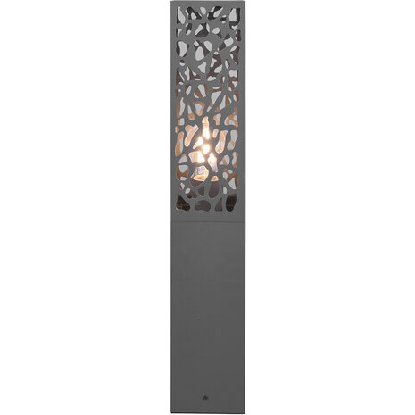 HLW LED LED Tuin Wandlamp met verstelbare Beam Angle - Staande Buitenlamp, Mat Antraciet RVS, E27 fitting