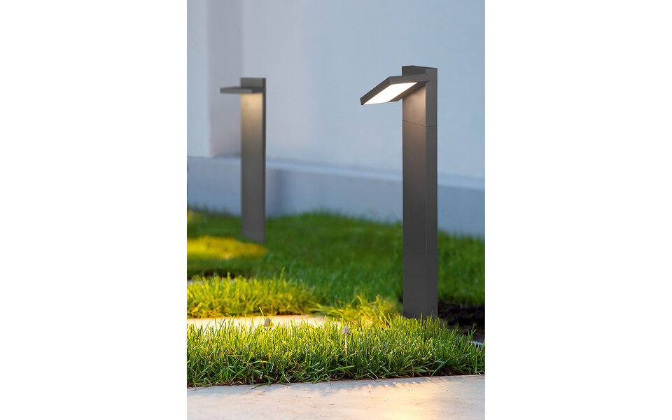 HLW LED LED Vloerlamp & Tuin Wandlamp 8W - Warm Wit 2700K–3000K, Verstelbaar, Beam Angle Instelbaar