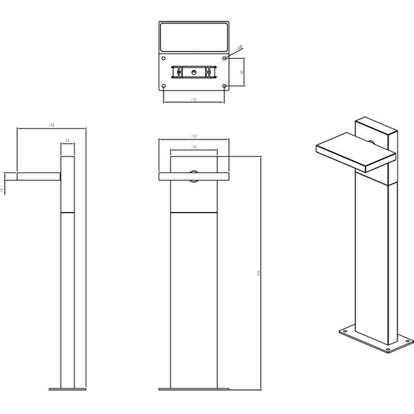 HLW LED LED Vloerlamp & Tuin Wandlamp 8W - Warm Wit 2700K–3000K, Verstelbaar, Beam Angle Instelbaar HLW LED LED Vloerlamp & Tuin Wandlamp 8W - Warm Wit 2700K–3000K, Verstelbaar, Beam Angle Instelbaar