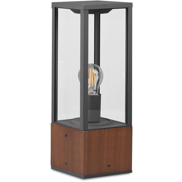 HLW LED LED Vloerlamp Houtkleur - Verstelbare Beam Angle LED Buiten Wandlamp Tuin Wandlamp