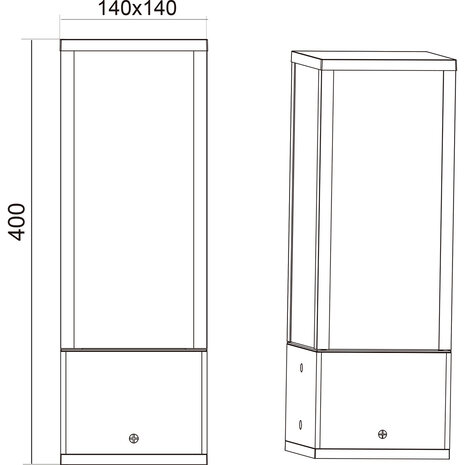 HLW LED LED Vloerlamp Houtkleur - Verstelbare Beam Angle LED Buiten Wandlamp Tuin Wandlamp