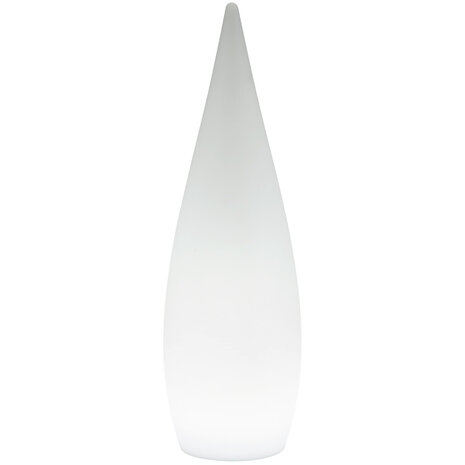 HLW LED LED Vloerlamp Trion Palina - Dimbaar RGBW, Warm Wit 2700K-3000K, Mat Wit