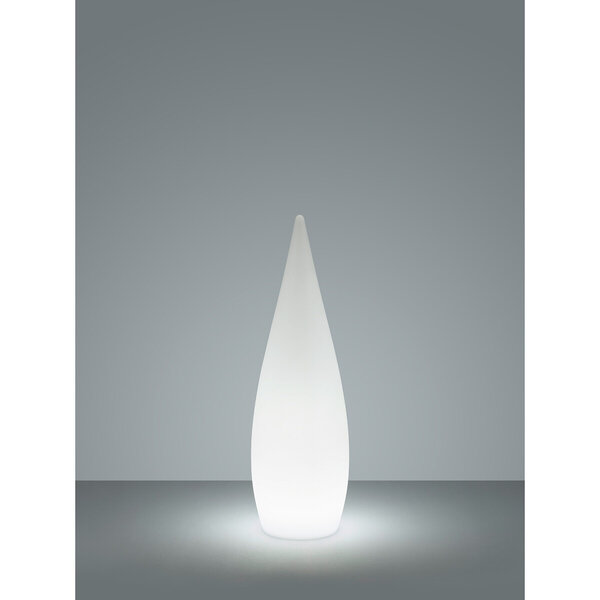 HLW LED LED Vloerlamp Trion Palina - Dimbaar RGBW, Warm Wit 2700K-3000K, Mat Wit