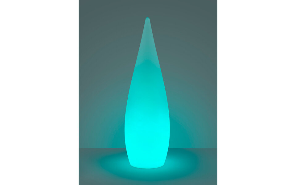 HLW LED LED Vloerlamp Trion Palina - Dimbaar, RGB Vloerlamp met Stoffen Kap en Warm Wit 2700K–3000K