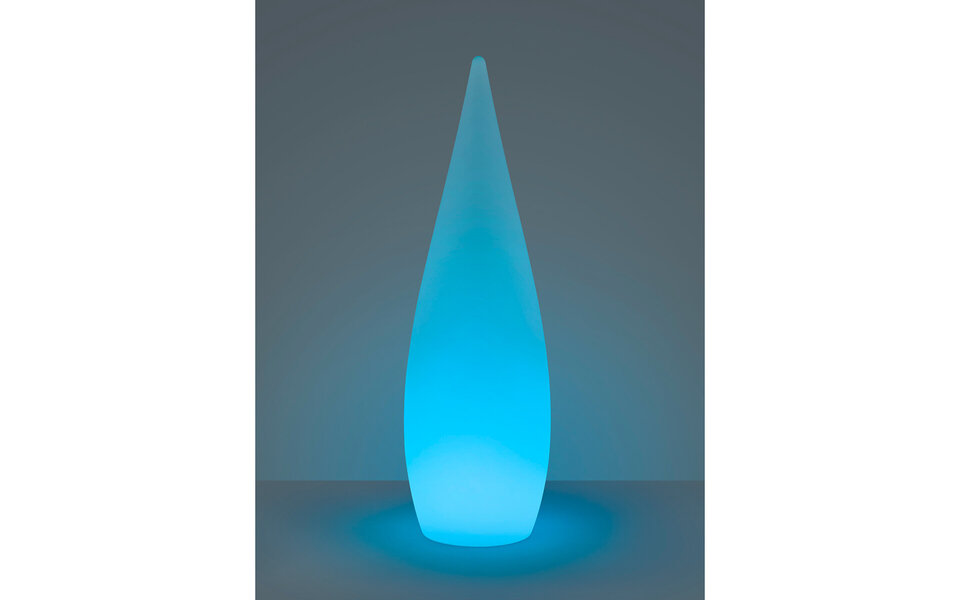 HLW LED LED Vloerlamp Trion Palina - Dimbaar, RGB Vloerlamp met Stoffen Kap en Warm Wit 2700K–3000K