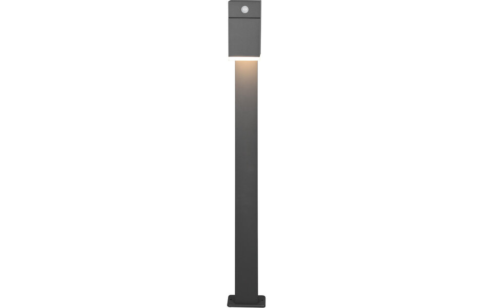 HLW LED LED Vloerlamp & Buiten Wandlamp met Sensor - Warm Wit 7W LED, Beam Angle Verstelbaar
