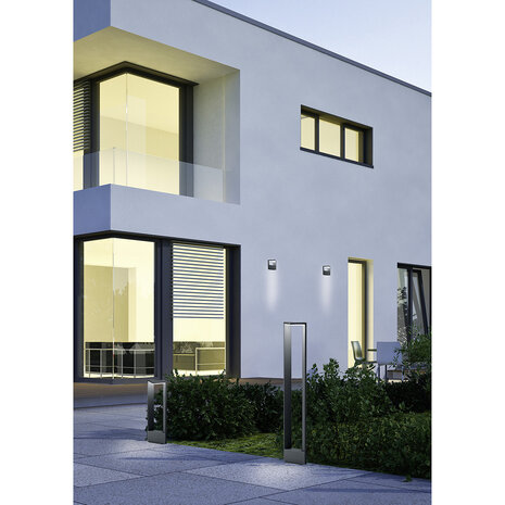 HLW LED LED Vloerlamp & Tuin Wandlamp 9W Warm Wit 2700K–3000K Waterdicht IP54