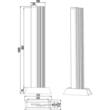 HLW LED LED Vloerlamp & Tuin Wandlamp 16W Warm Wit 2700K–3000K | Beam Angle Verstelbaar HLW LED LED Vloerlamp & Tuin Wandlamp 16W Warm Wit 2700K–3000K | Beam Angle Verstelbaar