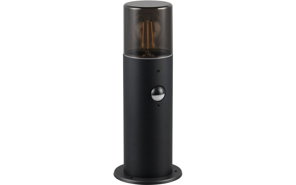 HLW LED LED Vloerlamp Mat Zwart met Bewegingssensor | Buiten Wandlamp & Tuin Wandlamp