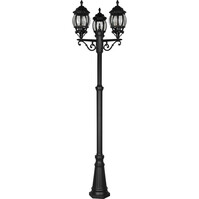 LED Vloerlamp Mat Zwart - 3 Lichtpunten Buitenverlichting LED Vloerlamp Mat Zwart - 3 Lichtpunten Buitenverlichting