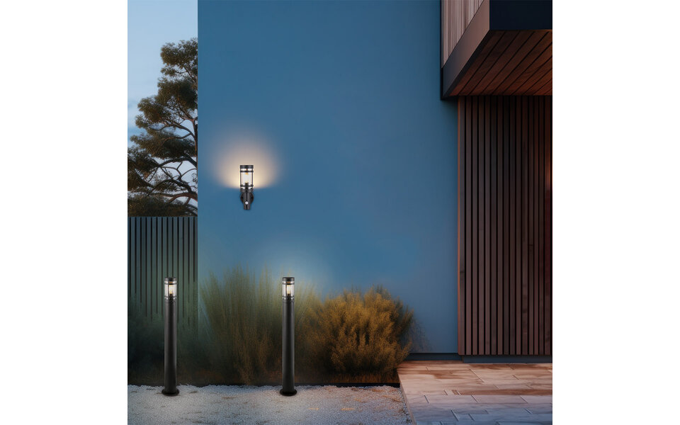 HLW LED LED Vloerlamp Trion Paulo XL - Waterdicht Metalen Buiten Wandlamp voor Tuin