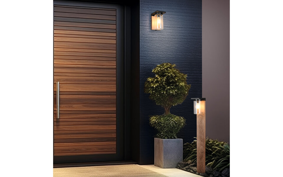 HLW LED LED Tuinverlichting Arda - Staande Buitenlamp & LED Buiten Wandlamp, Bruin, IP44