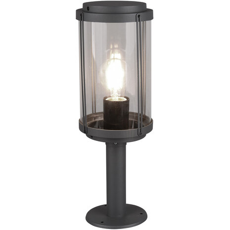 HLW LED LED Tuin Wandlamp & Vloerlamp - Waterdicht IP44, Mat Antraciet, E27 Fitting