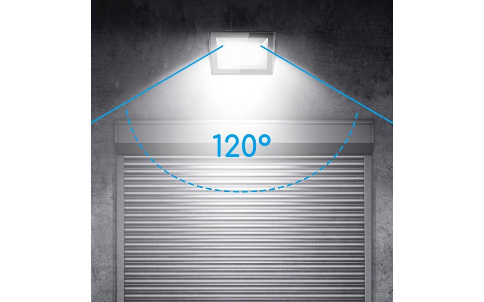 Velvalux Velvalux Glowlit LED Bouwlamp 50W - Waterdicht IP65, Koud Wit 6000K, Flikkervrij, Witte Vloerlamp